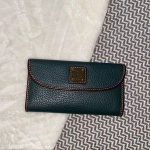 Hunter Green Continental Clutch